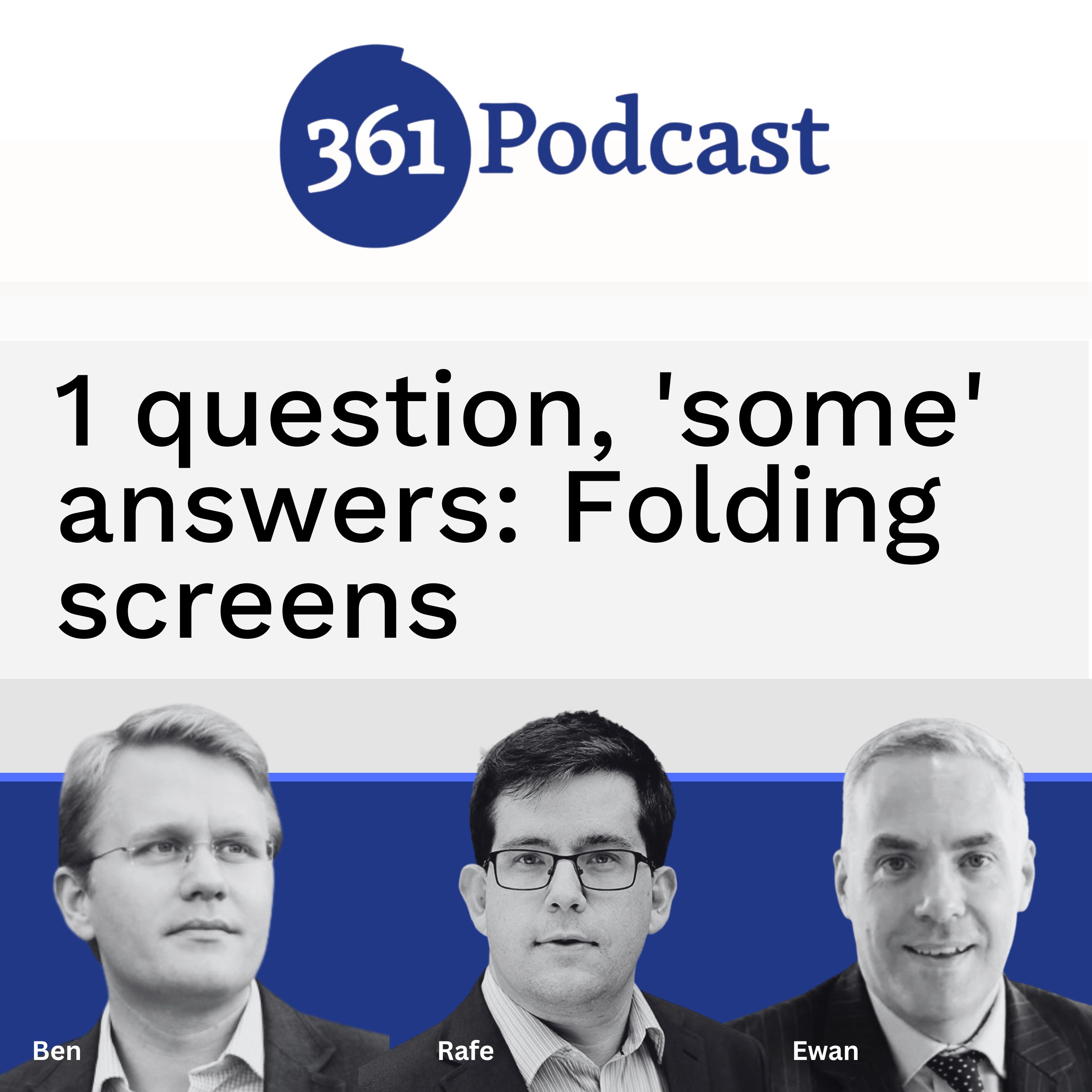 1 question, 'some' answers: Folding screens [S20E08]